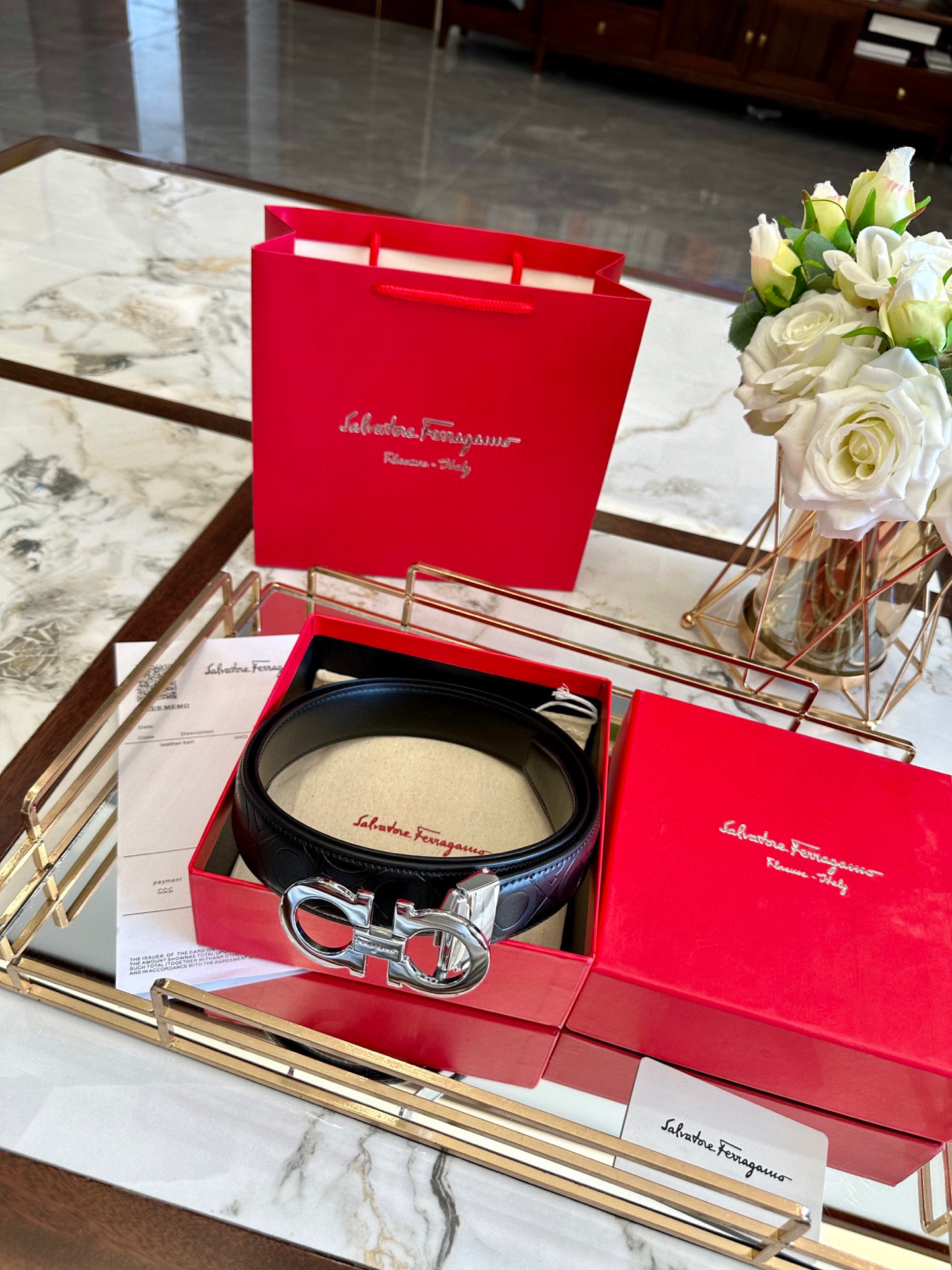 Ferragamo belt model 08